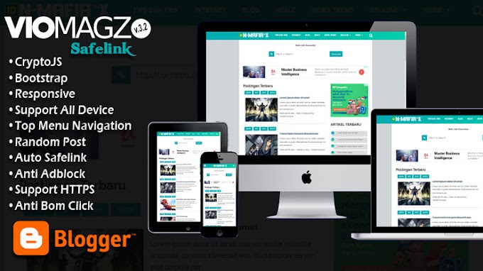 Safelink Viomagz Blogger Template